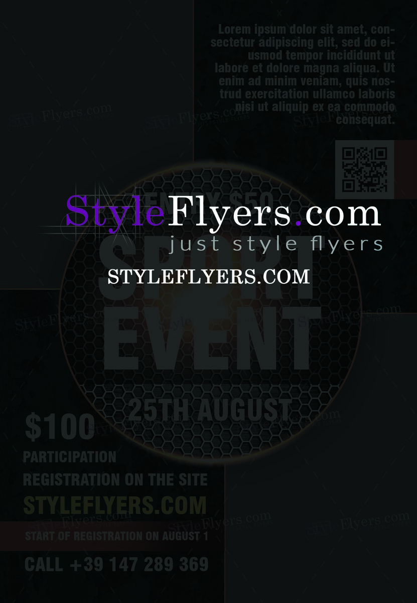 Sport Event Flyer