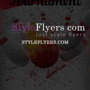Bowling Tournament PSD Flyer Template