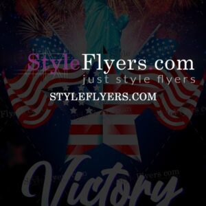 Victory Day PSD Flyer Template