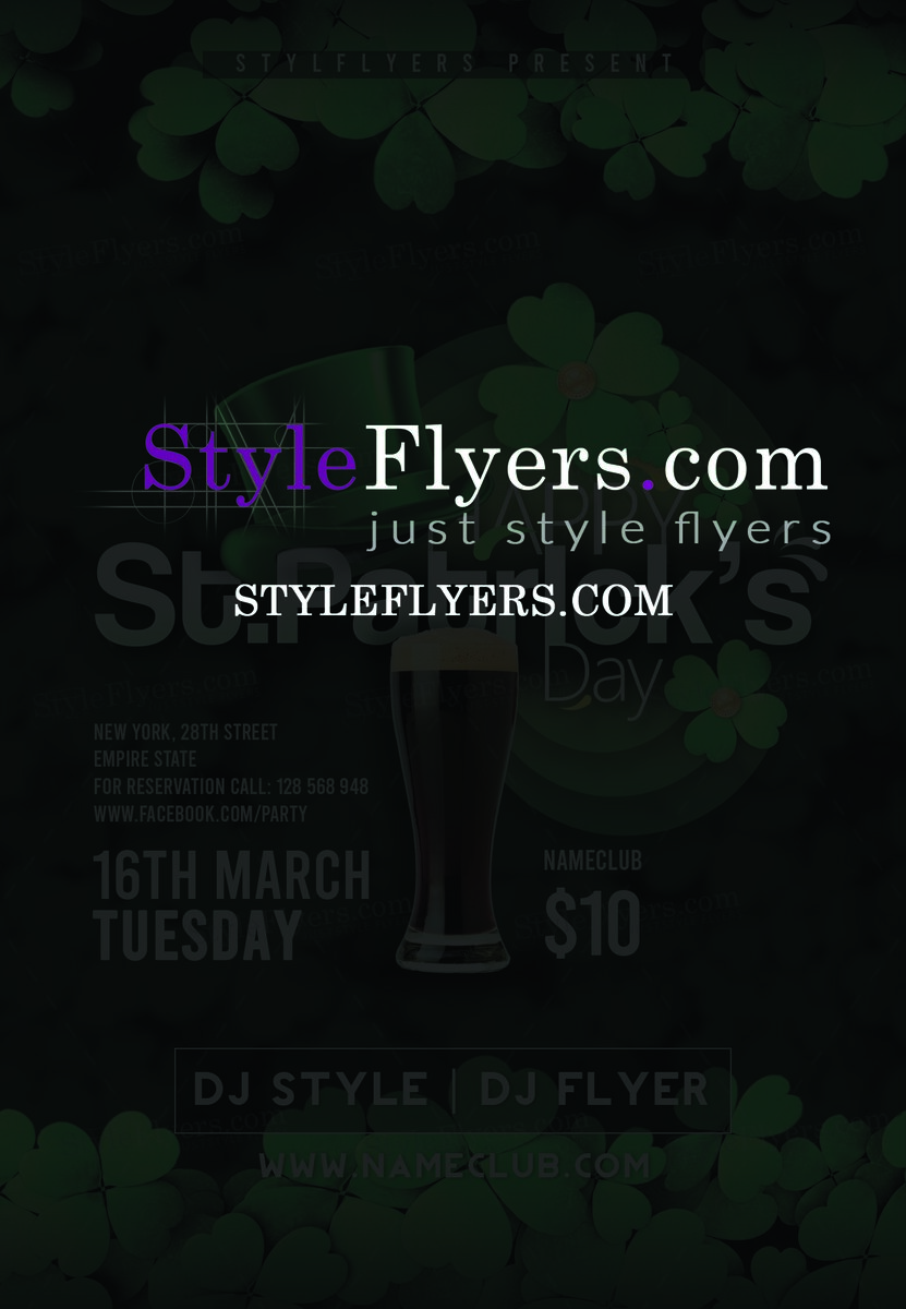 St Patrick PSD Flyer