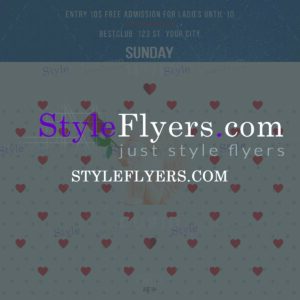 cupid PSD flyer
