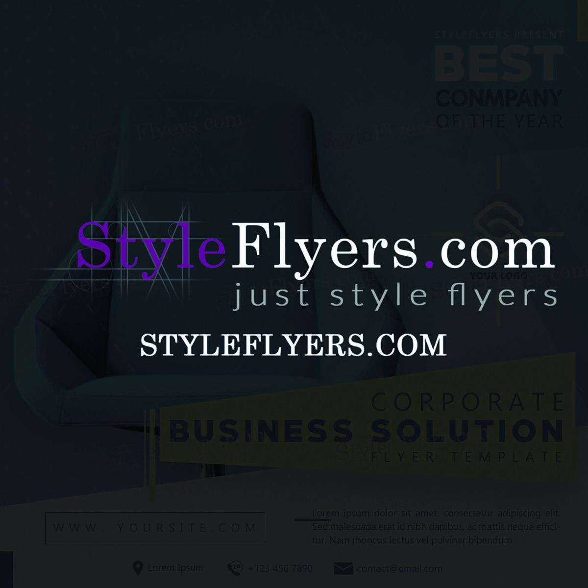Corporate flyer template