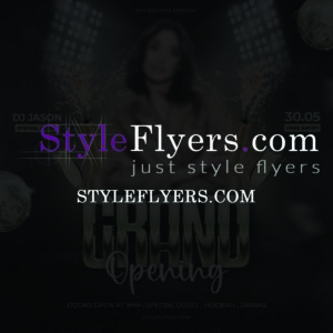 Grand opening flyer