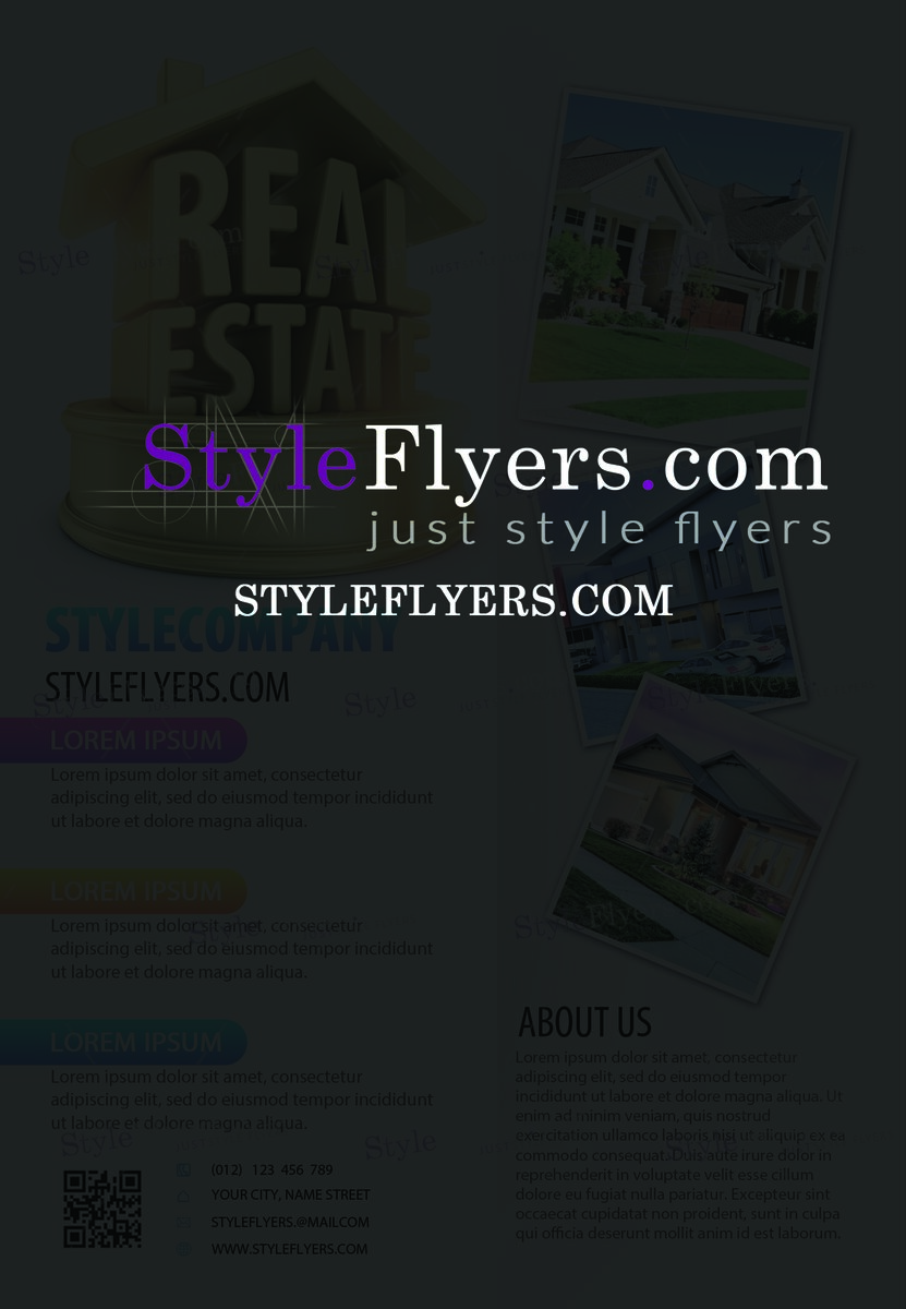 Real Estate 2 PSD Flyer Template