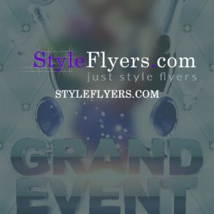grand event PSD Flyer Template