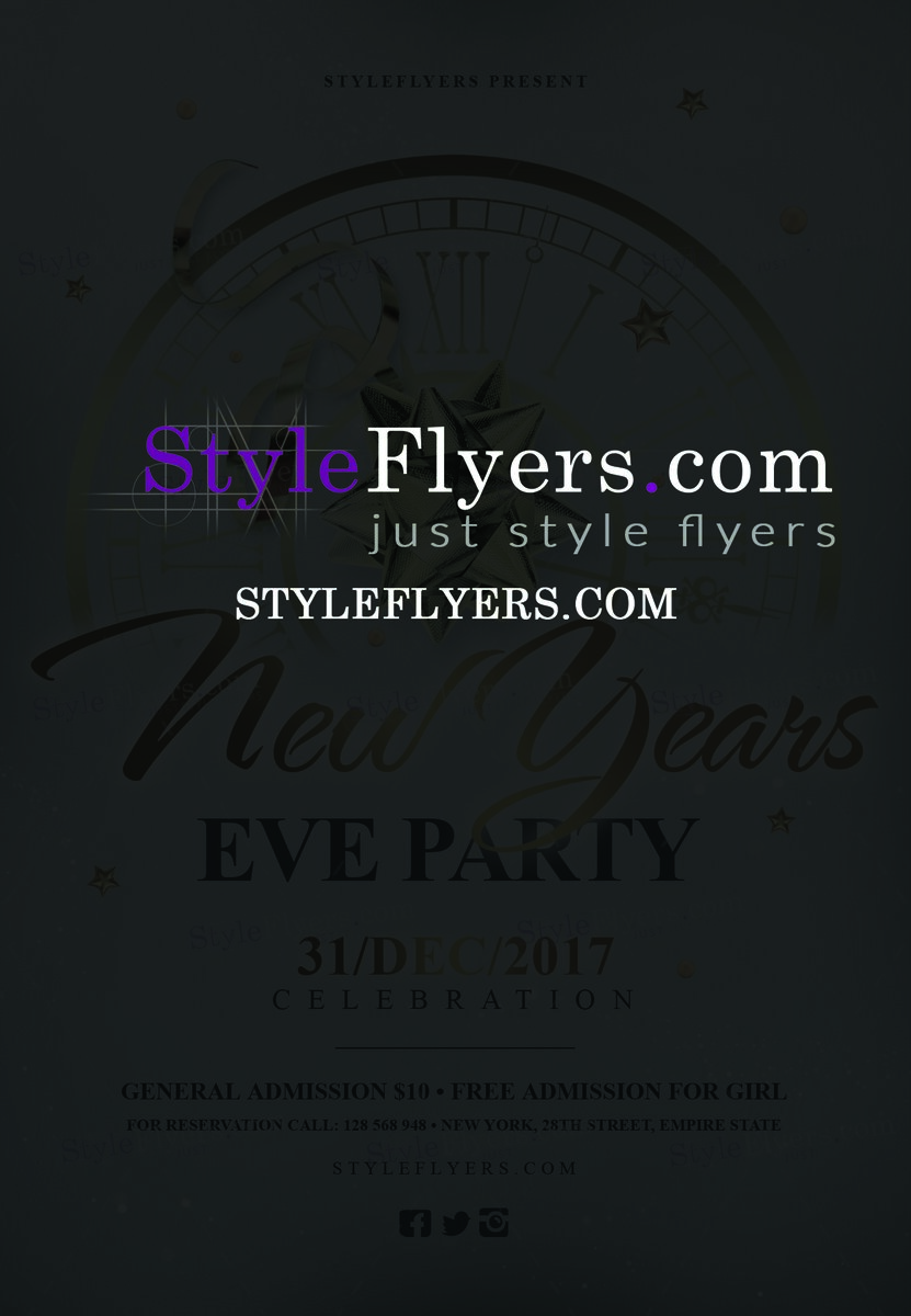 New Year’s Eve Party psd flyer
