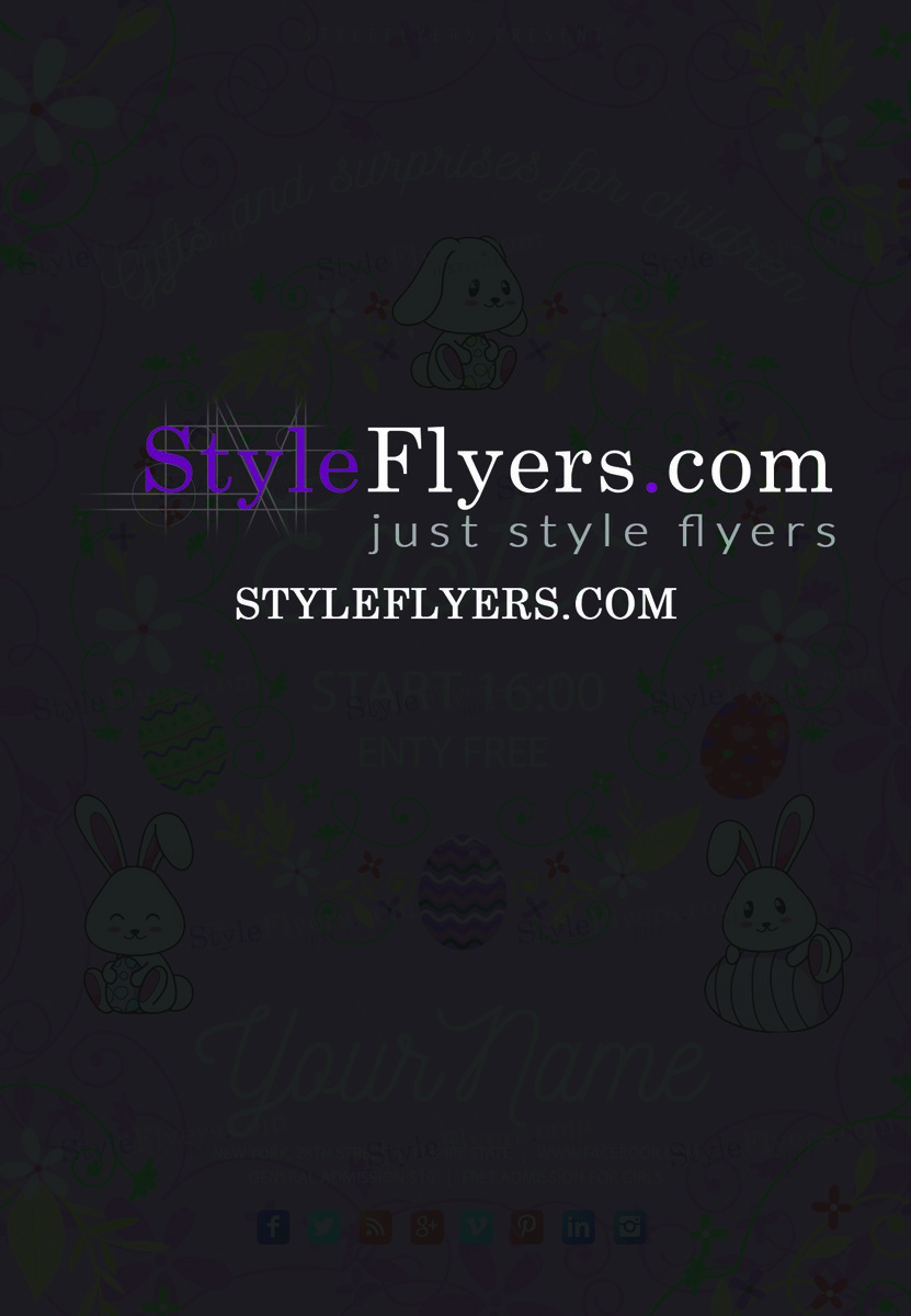 easter(3) PSD Flyer Template
