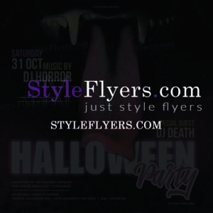 haloween party 2020 psd PSD Flyer Template