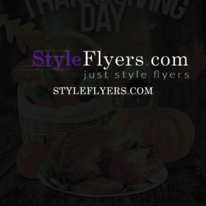 Thanksgiving Day PSD Flyer Template