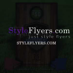 www.styleflyers.com cornhole tournament