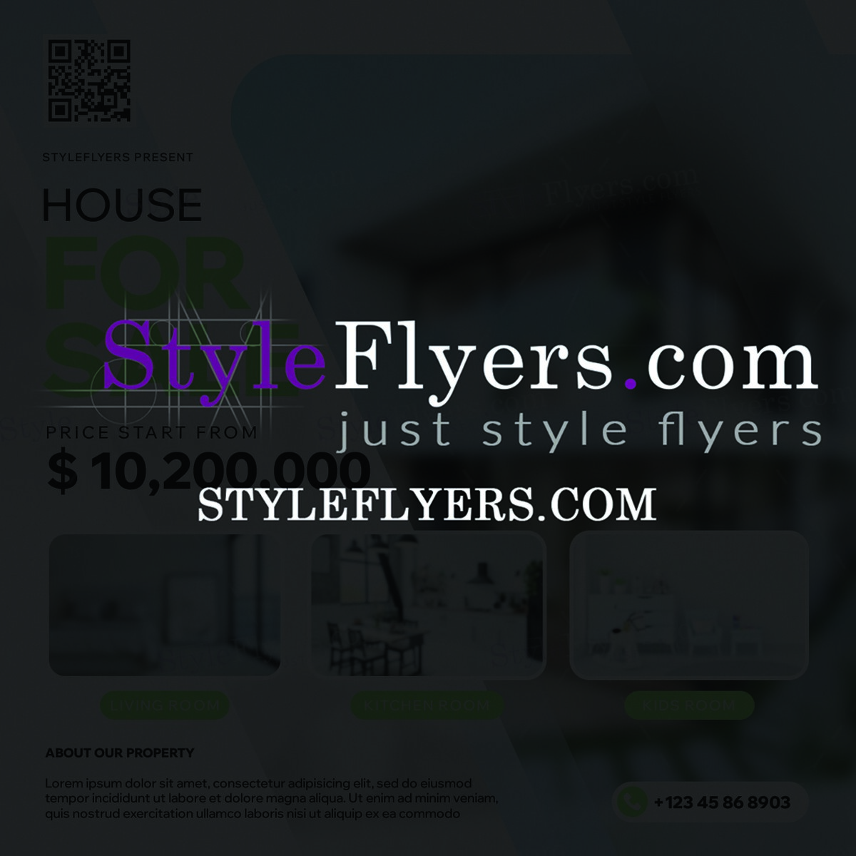 Real estate flyer