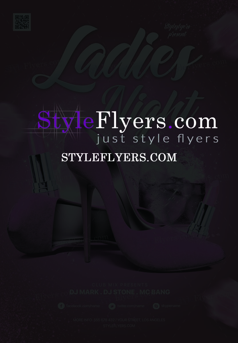 Ladies Night PSD Flyer Template