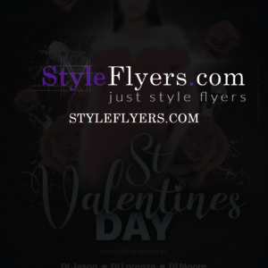 St Valentines Day PSD Flyer Tmplate