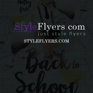 Back To School PSD Flyer Template