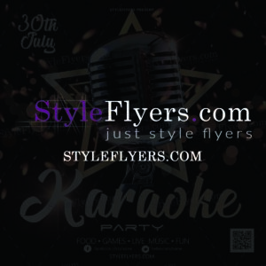 karaoke PSD Flyer Template