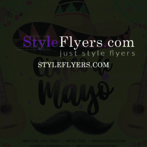Cinco de mayo PSD Flyer Template