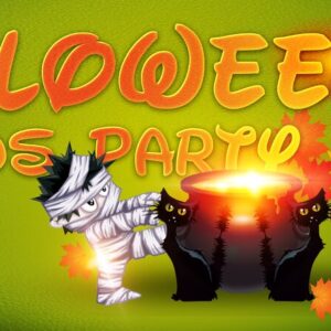 kids halloween PSD PSD Flyer Template