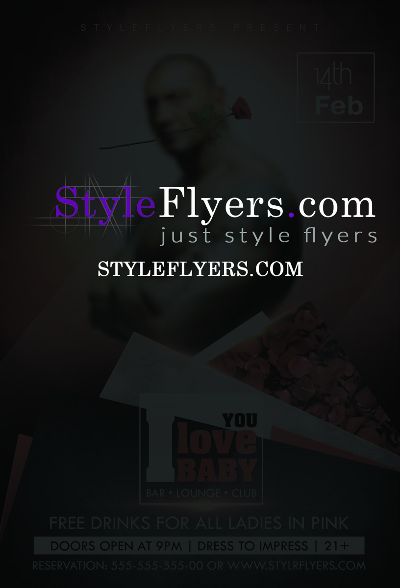 Ilove youbaby PSD Flyer Template