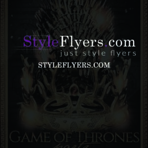 Game of Thrones party PSD Flyer Template 2
