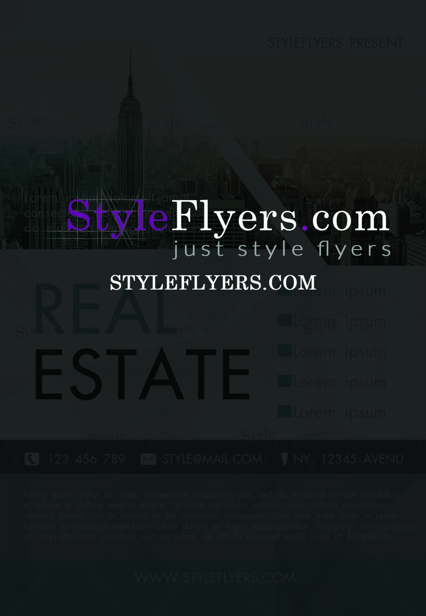 real estate(7) PSD Flyer Template