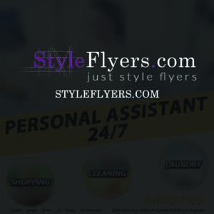 personal assistant PSD Flyer Template upd