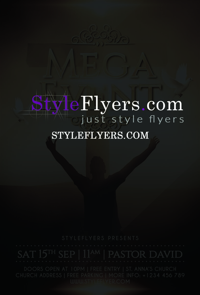 Mega event upd PSD Flyer Template