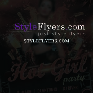 Hot Girl Party Flyer