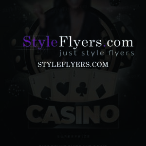 Casino PSD Flyer Template1
