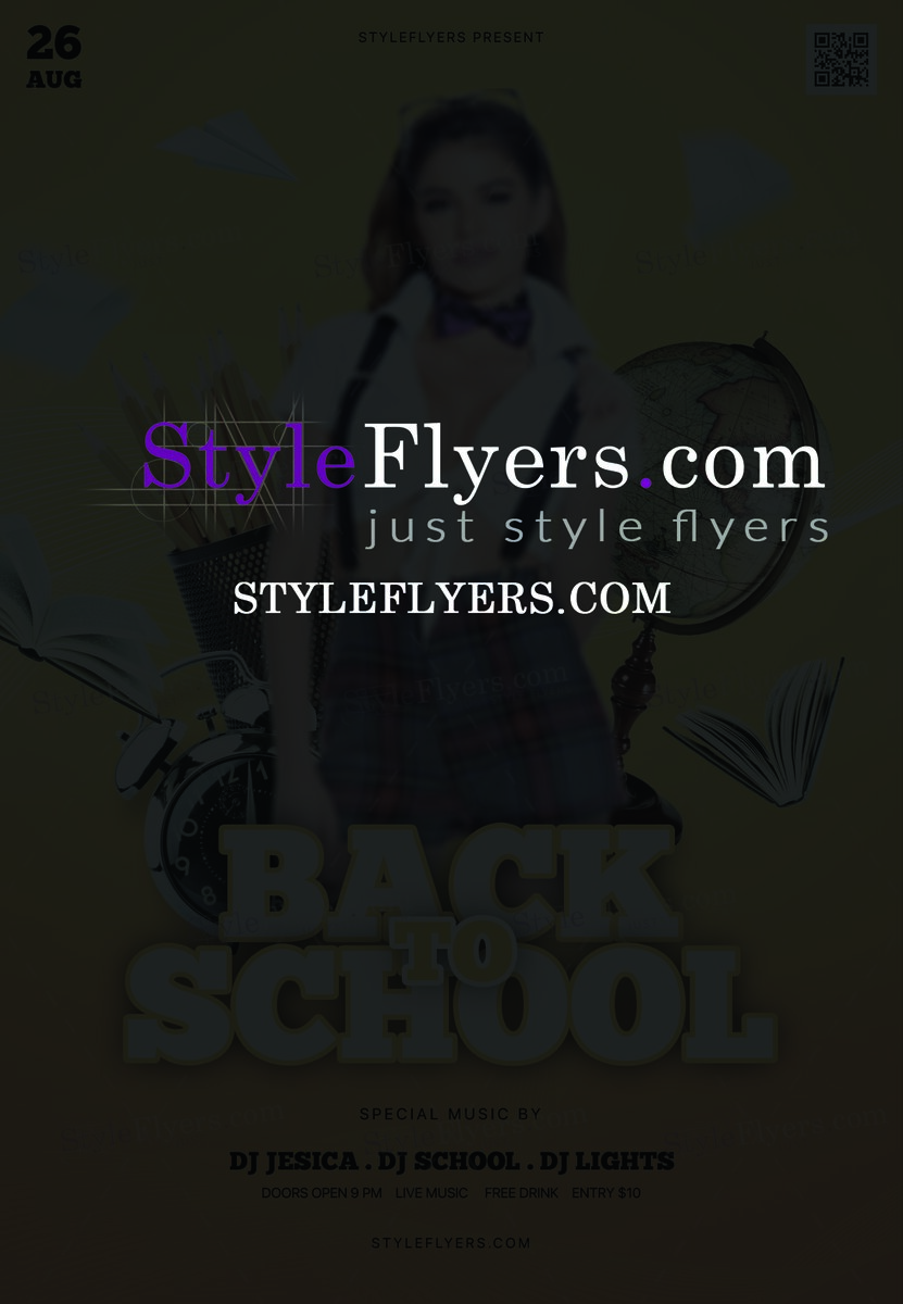 Back To School PSD Flyer Template1
