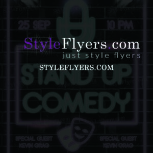 Stand Up Comedy Flyer