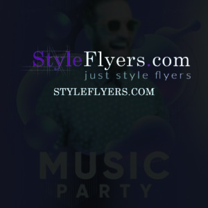 Music Party PSD Flyer Template
