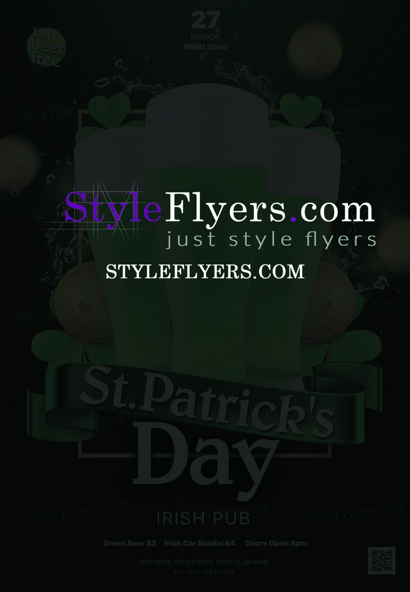 St Patricks Day PSD Flyer Template