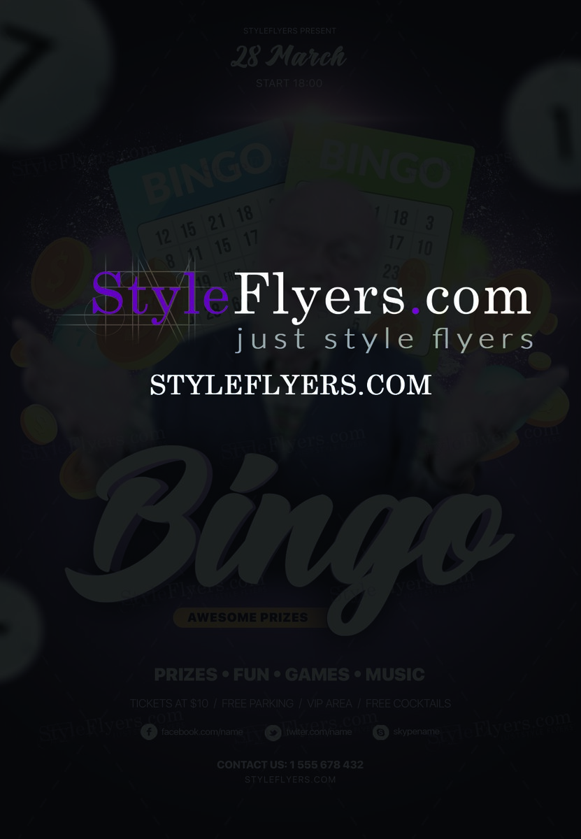 Bingo PSD Flyer Template
