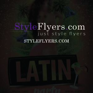 Latin Party PSD Flyer Template