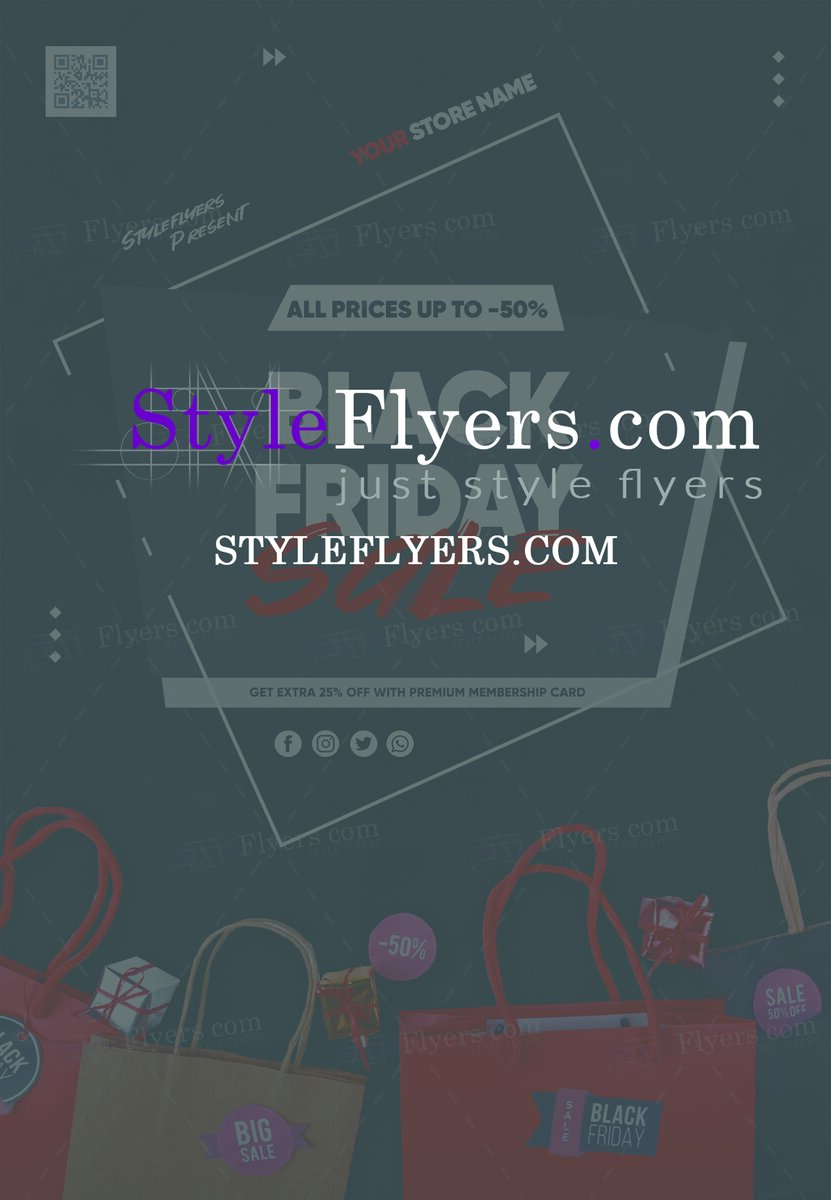 Black Friday Sale PSD Flyer Template1