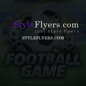 Football PSD Flyer Template