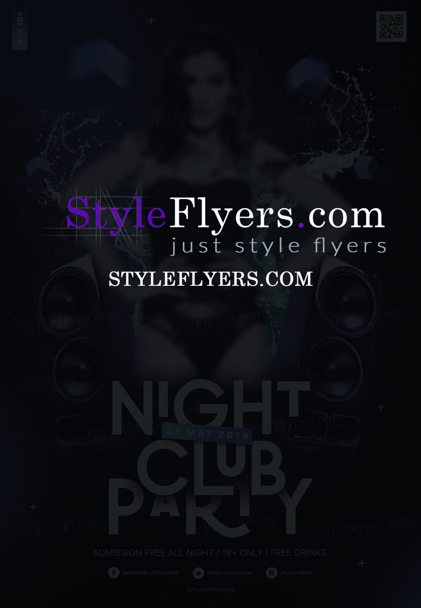 Night Club Party psd flyer