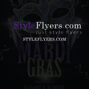 Mardi Gras PSD Flyer Template2