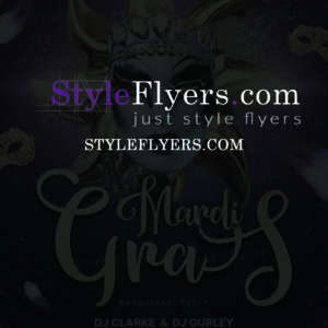 Mardi Gras PSD Flyer Template