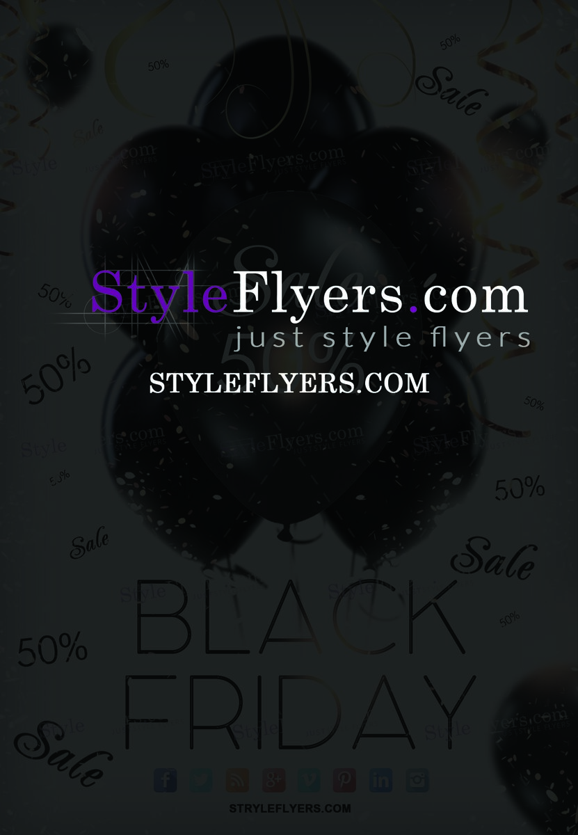black friday(4) PSD Flyer Template