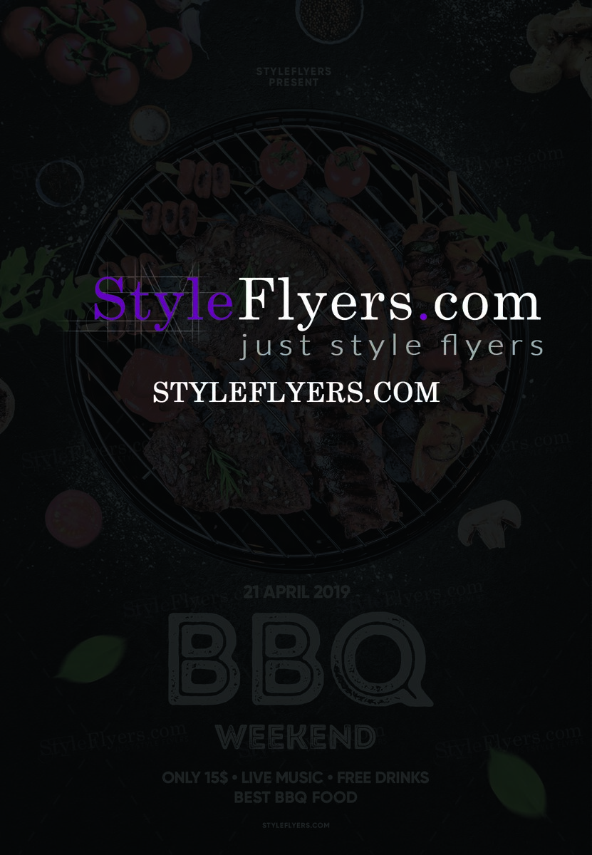 BBQ PSD Flyer Template1