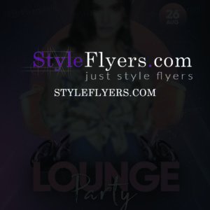 lounge party psd flyer