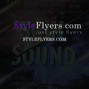 Soul Sound PSD Flyer Template