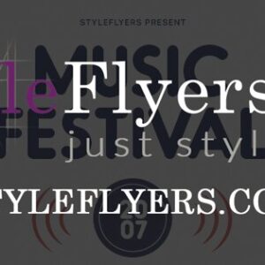 Music Festival PSD Flyer Template