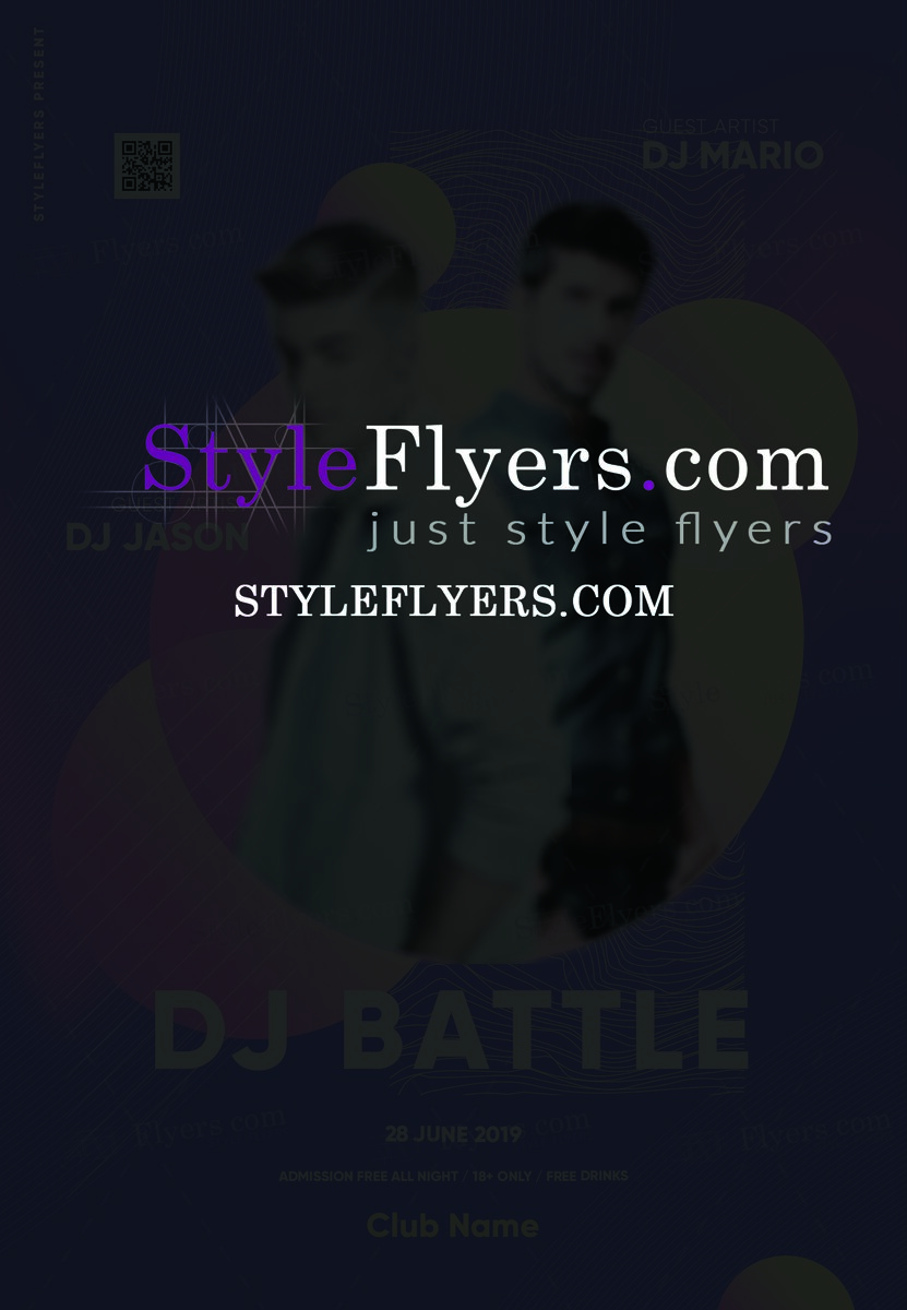 Dj Battle PSD Flyer Template