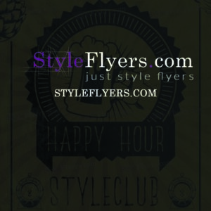 Happy Hour PSD Flyer Template