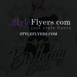 Birthday Bash PSD Flyer Template1