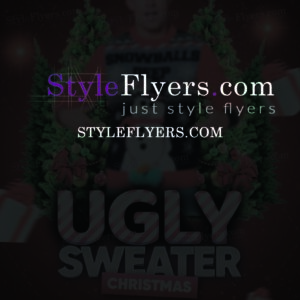 Ugly Sweater Christmas PSD Flyer Template