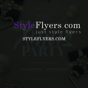 Xmas Party PSD Flyer Template