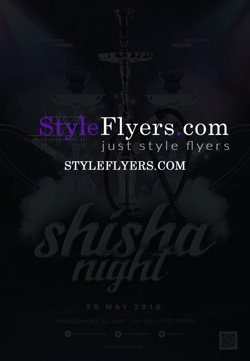 Shisha Night PSD Flyer Template1